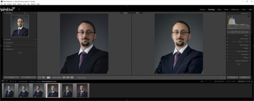 Example of professional headshot editing in Sydney