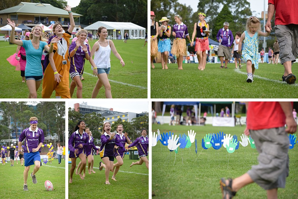 Participants at North Shore Cancer Council Relay For Life 2014